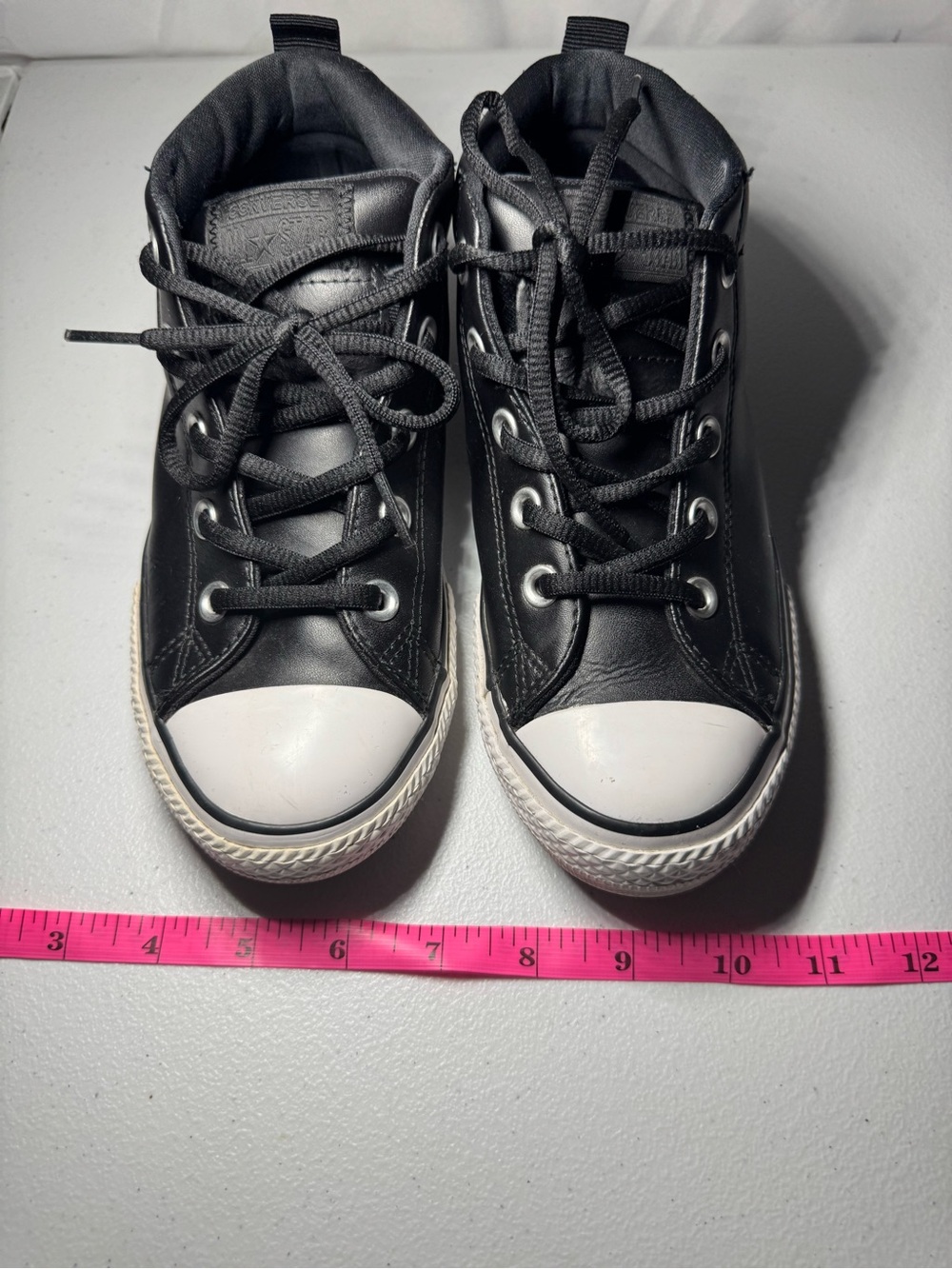 Converse Black and White Kids High-Top Sneakers
